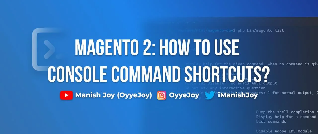 Magento 2: How to Use Console Command Shortcuts?