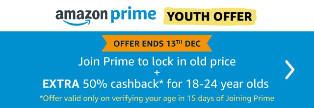 Get Amazon Prime Membership at Just ₹499/year (Limited Time Offer)